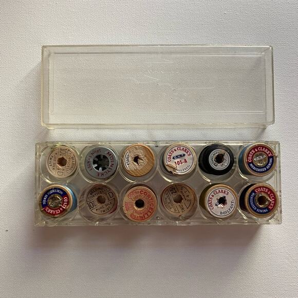 All Purpose Sewing Threads Silk Spools Set Box Multicolor - Picture 1 of 8